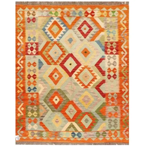 Premium Handmade Kilim Rugs 5ft x 7ft, 4ft x 3ft Carpet, Beautiful Area Rugs, Multicolor Antique Kilim Rug