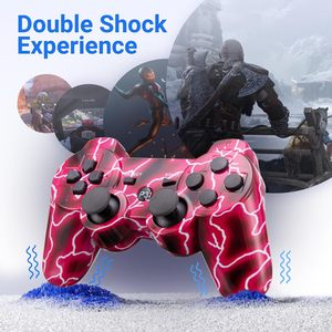 BT Pro Controller per PS3 Controller Wireless compatibile con Playstation 3 doppio Shock sensore di movimento a distanza Gamepads - Product Image 2