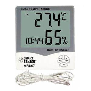 SMART SENSOR AR867 <strong>Temperature</strong> and <strong>Humidity</strong> Meter with Test Line - Product Image 1