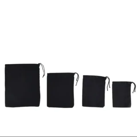 3x5 بوصة 100 ٪ القطن الأسود واحد الرباط حقيبة للاستخدام اليومي