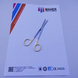 TC Metzenbaum Kéo Dụng Cụ Phẫu Thuật Tungsten Carbide Thẳng Và Cong 14.5Cm 18Cm 20Cm Đức Thép Không Gỉ Mahersi - Product Image 2