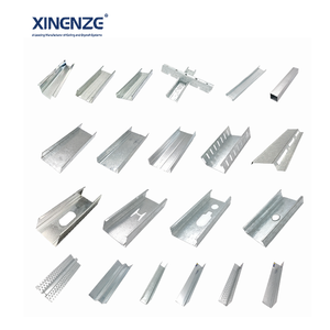 Thạch cao kênh Board phụ kiện thép mạ kẽm vách thạch cao hồ sơ kim loại Stud/Track/Omega/C/U furring kênh khô lót Mall - Product Image 2