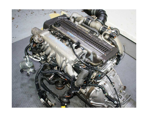 中古ARISTOSUPRAツインターボVVTIエンジントランスルームECU JDM 2 JZGTEVVTI-自動変速機付きエンジン