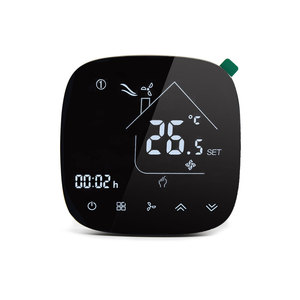 Termostato de hogar inteligente de diseño moderno con pantalla LCD, controlador de temperatura de ahorro de energía con función Wifi para sistemas HVAC FCU - Product Image 2