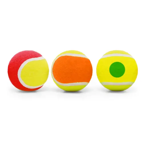 Respirável verde vermelho laranja cor tênis bola de alta qualidade treinamento tênis para profissionais Personalizar logotipo e cor