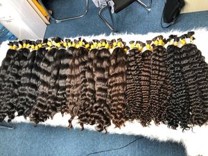 ブラジルのウェーブとカーリーの同じキューティクルアライニング-生の人間の髪-100の女性の髪卸売バージンヘアベンダー