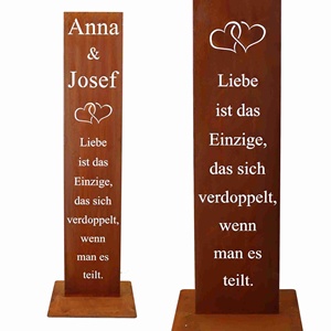 Personalized Metal <strong>Plaque</strong> with Name &quot;Love Is the Only Thing...&quot; - Product Image 5