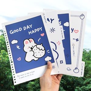 Custom A5 A7 Carpeta Divisores 5 Pestañas Bloc de notas Papel Índice Divisor Carpeta de plástico Índice Divisores para cuaderno