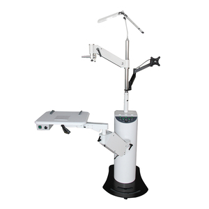 כיסא אופטומטריה קומפקטי CT-600 מתכוונן ויחידת אופתלמית למרפאות עיניים ובתי חולים