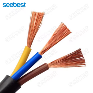Esnek RVV tel kablolar 2 3 4 5 çekirdekli kablo 1.5 Mm2 2.5 Mm2 4mm2 çok çekirdekli güç H05vv-f bakır elektrik kablosu - Product Image 4