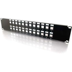 UD_C2G 24-Port Blank Keystone/Multimedia <strong>Patch</strong> <strong>Panel</strong> - Product Image 1