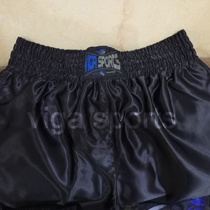 מכנסיים קצרים סאטן איגרוף מקצועי להתאמה אישית, ביצועים גבוהים עמיד הדפסה בגדלים מושלמים עיצובים מותאמים אישית