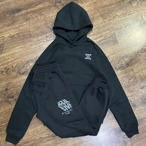 Yüksek kaliteli Unisex eşofman Jogger seti özelleştirilebilir renkler ve tasarımlar Fitness salonu ve gündelik giyim toplu sipariş için Ideal - Product Image 1