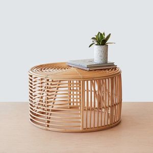 Acabamento Rattan Mesa De Escritório Mesa De Móveis De Madeira com Suportes De Armazenamento Prateleiras Mesas De Computador Trabalho para Escritório Moderno Firme