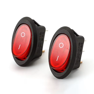 KCD7 su geçirmez Rocker anahtarı 3Pin 6A 10A 100V 250V siyah kırmızı 25.8*22mm AC uygulamaları için - Product Image 2