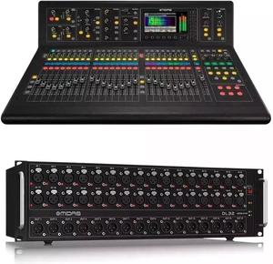 Original Brand New <strong>Midas</strong> M32R <strong>Live</strong> Digital Audio Console Mixer Includes DL32 Stage Box and 150' Cat5 Network Cable