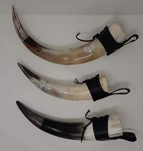 Authentic Viking Nautical Style Drinking <strong>Horn</strong> Food-Safe <strong>Cup</strong> with Iron Stand Best Quality Carved Flower No Leaks for Beer - Product Image 5