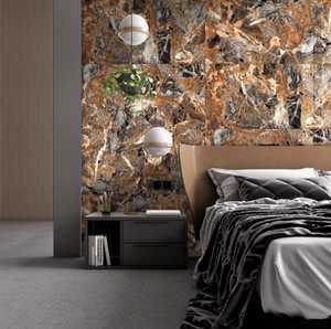 Glossy Brown Designs 600 X 1200 mm Manufacturer and Exporter of Wholesaler Retailer Glazed Porcelain Polished Flooring Tiles