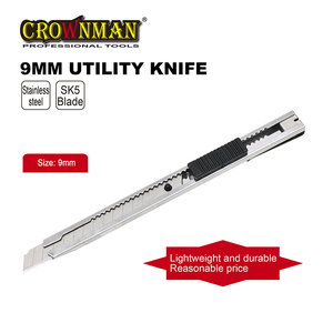 CROWNMAN kesme aletleri promosyon 9mm sk5 bıçak ve paslanmaz çelik gövde maket bıçağı - Product Image 2