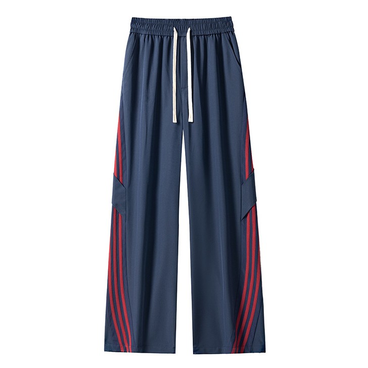 Navy with Red Stripes