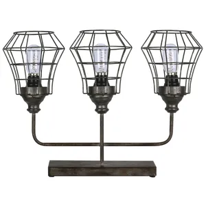 New Latest Arrival Metal <strong>Black</strong> Color Lantern High Quality Table <strong>Lamp</strong> Elegant for Home Indoor Decor Usage in Wholesale <strong>Cheap</strong> - Product Image 2