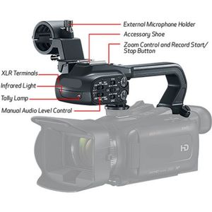 XA75 <strong>Pro</strong> Video Camera Factory Price 4K UHD Dual-Pixel CMOS AF 15x Optical &amp; 600x Digital Zoom HDR Time Stamp CCD <strong>Imaging</strong> Sensor - Product Image 6
