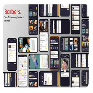 Digital Barber Shop POS And Scheduling <strong>Software</strong> With Multi Location Booking Admin Panel And Client Loyalty <strong>Program</strong> - Product Image 1