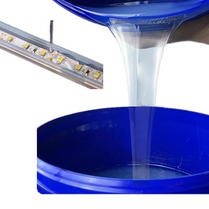 Led şerit kapsülleme için iki parça şeffaf sıvı elektronik saksı silikon kauçuk - Product Image 1
