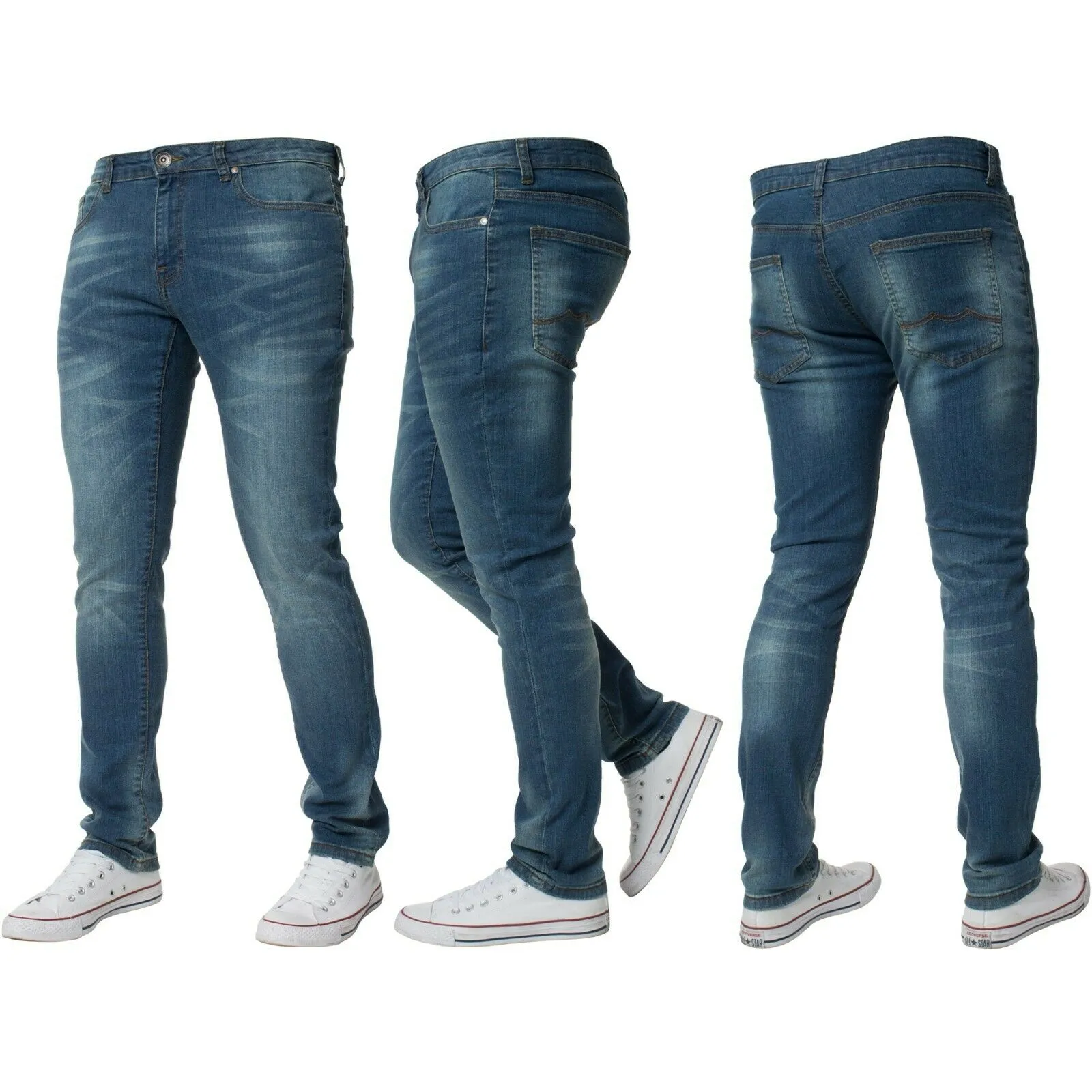 All'ingrosso su misura nuovo design jeans da uomo con materiale in tessuto di alta qualità rapido asciutto traspirante con logo personalizzato