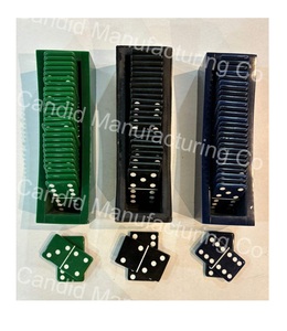 ชุดของเล่นโดมิโน6ชิ้นสำหรับเด็กชายหญิงชุดของเล่นไม้ขนาดเล็กของขวัญโดมิโนคลาสสิกเกมสำหรับเดินทาง - Product Image 1