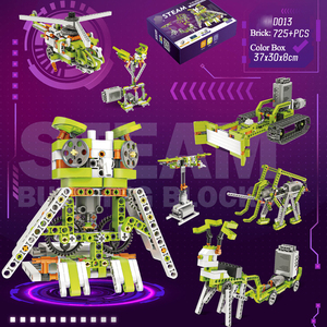 Set di giocattoli con stelo tecnico scientifico didattico per ingegneri meccanici che programmano Robot intelligente e programmabile Set di blocchi di costruzione - Product Image 6