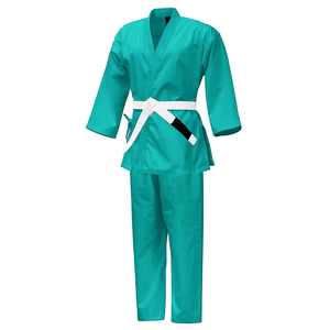 Yüksek kalite özel Logo ve tasarım Karate üniforma son tasarım süper erkekler için farklı renkte Karate takım elbise - Product Image 2