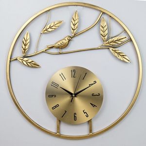 שעוני קיר מתכת מעוצבים בעיצוב מודרני, עם פרימיום עתיק גמור עבור סלון ביתי וחדרי אוכל