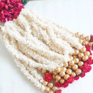 Jasmine Flower Garland With Rose Wedding Decoration Housewarming Festival Birthday Party Decor Idea Baby Shower <strong>Cradle</strong> Ceremony - Product Image 2