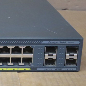 WS-C2960X-24PS-L 24 GigE POE 370W 4X1G SFP LAN ฐานเลเยอร์2แร็คเมาท์ได้สวิตช์เครือข่ายอีเธอร์เน็ตกิกะบิต1U สำหรับองค์กร - Product Image 3