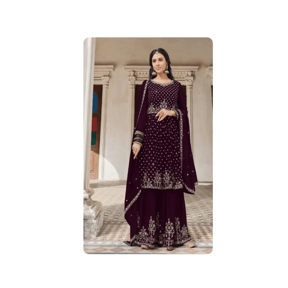 الهندي بزة بسروال تصميم الزفاف السلوار Kameez فساتين حفلة ثوب كورتي عالية الجودة سعر جيد