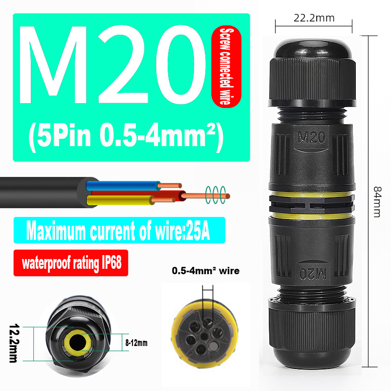 M20-5P(8-12มม.)