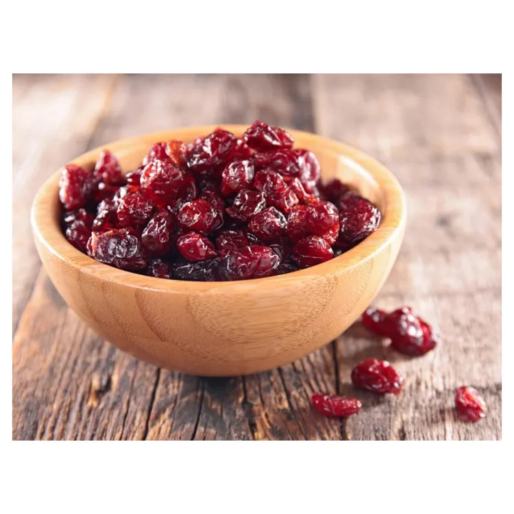 Factory wholesale health snack food preserved Sliced Dried Cranberriess Bulk dried cranberries