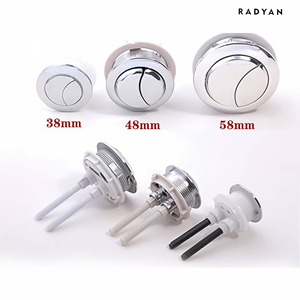 2 шт., Универсальная круглая кнопка для унитаза - Product Image 4
