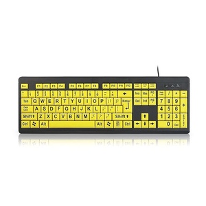 High Quality Portable Computer <strong>Keyboard</strong> Large Print Bright Zoom Full Color Numeric Keypad USB Interface LED New Mechanically - Product Image 1