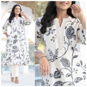 プレミアムヘビーコットンフレックスAラインKurta Palazzoセットタガイ詳細コットンフレックス厚手生地毎日使用