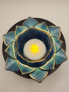 Nhựa khuôn nến cho DIY hộp đồ trang sức sen Silicone bê tông khuôn mẫu cho người giữ ngọn nến - Product Image 2