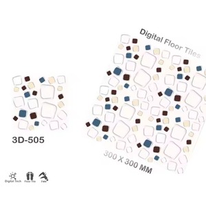 Vistaar品牌最新3D设计黑色红色车身12x12 30x30 300x300数字印刷陶瓷釉面陶瓷地砖