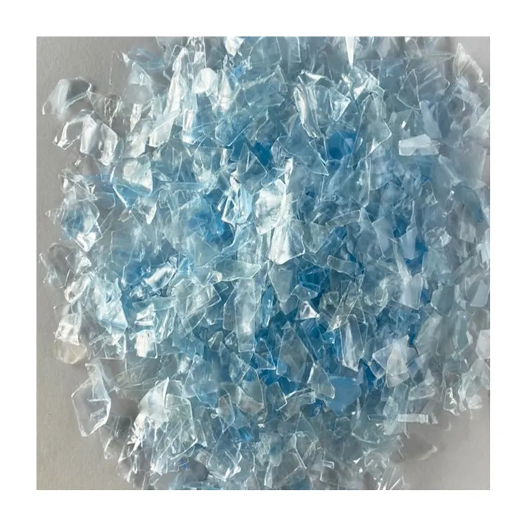 Hot Washed Limpar Cor Misturada Disponível Plástico Matéria-prima Reciclado Garrafa PET Flocos Sucata no menor preço