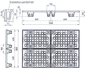 White Mini <strong>Pallet</strong> Made in Italy in Ecological Recycled Polypropylene for Packaging &amp; for Logistics - Product Image 3