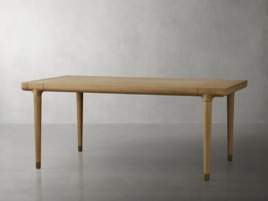 Eletta现代矩形设计实木餐桌套装8座家庭酒吧客厅餐厅家具 - Product Image 6