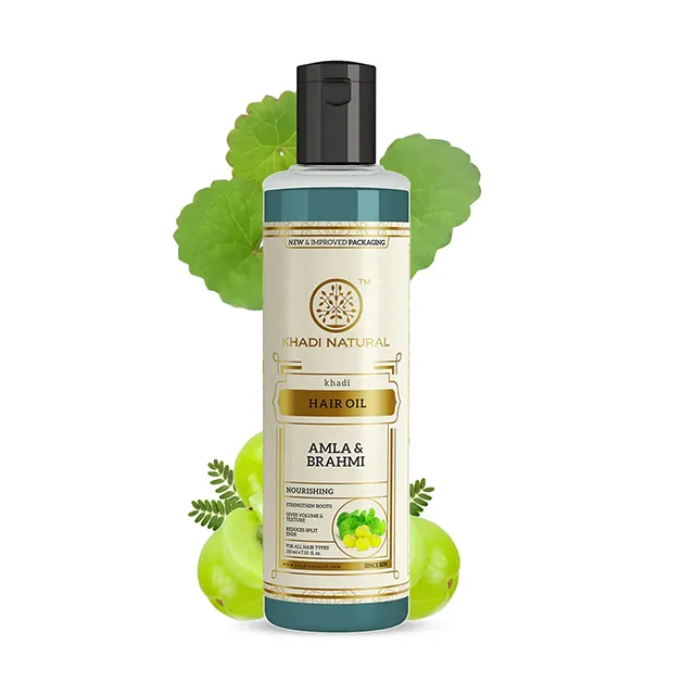 Khadi tự nhiên Amla & Brahmi dầu tóc-210 ml