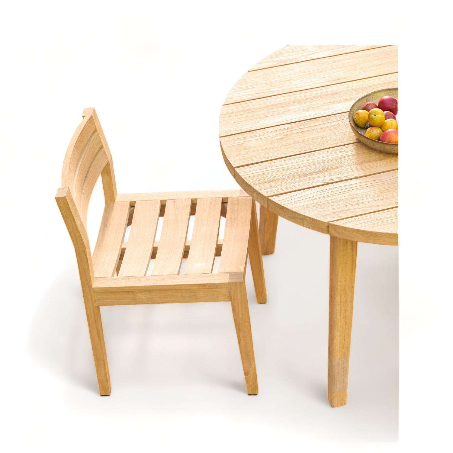 Premium Round Teak A Table 100