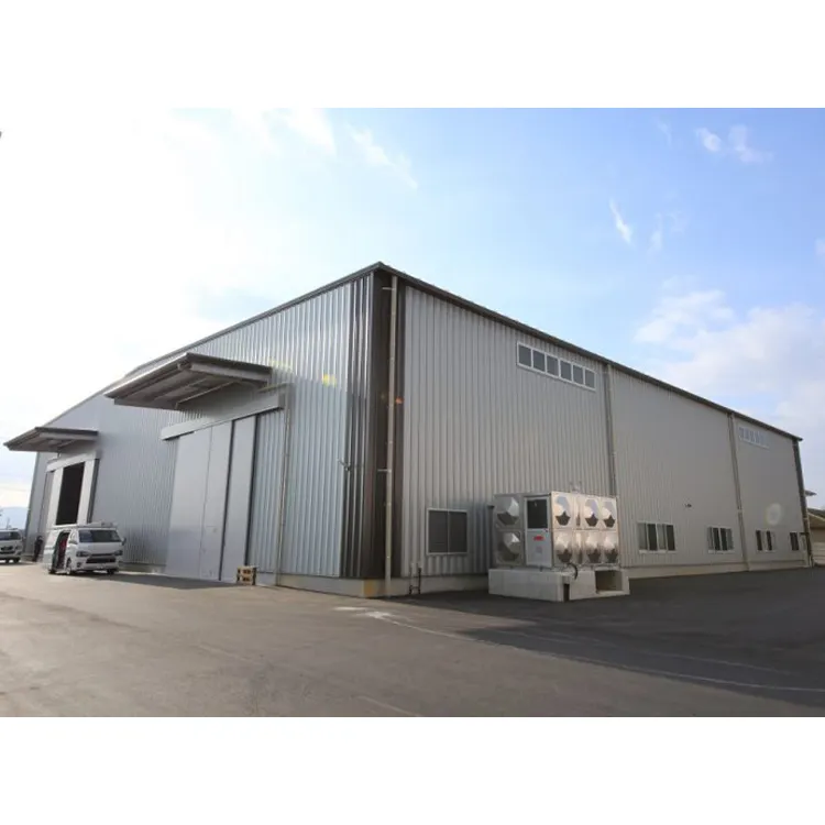 Prezzo basso prefabbricato struttura in acciaio magazzino due piani edificio prefabbricato officina hangar posto auto coperto