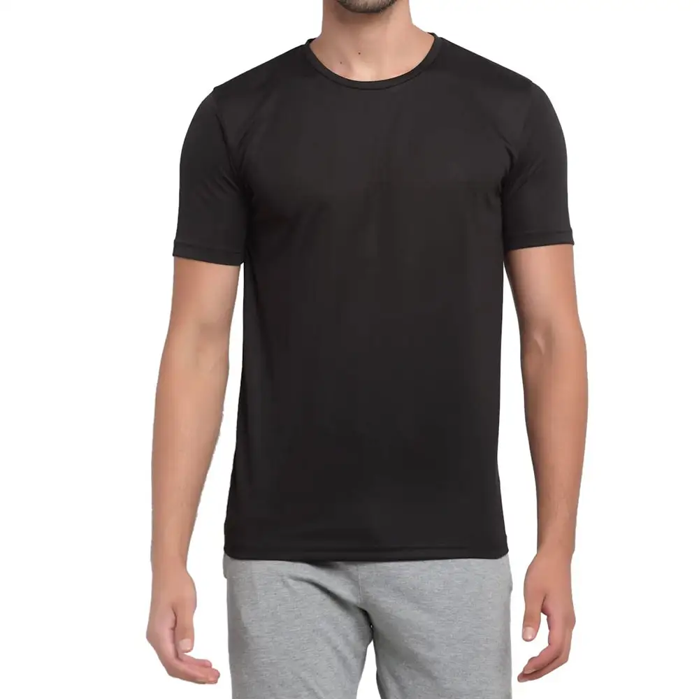 Maglietta girocollo su misura di alta qualità a basso prezzo 2023 maglietta in poliestere per abbigliamento Casual estivo più recente per uomo